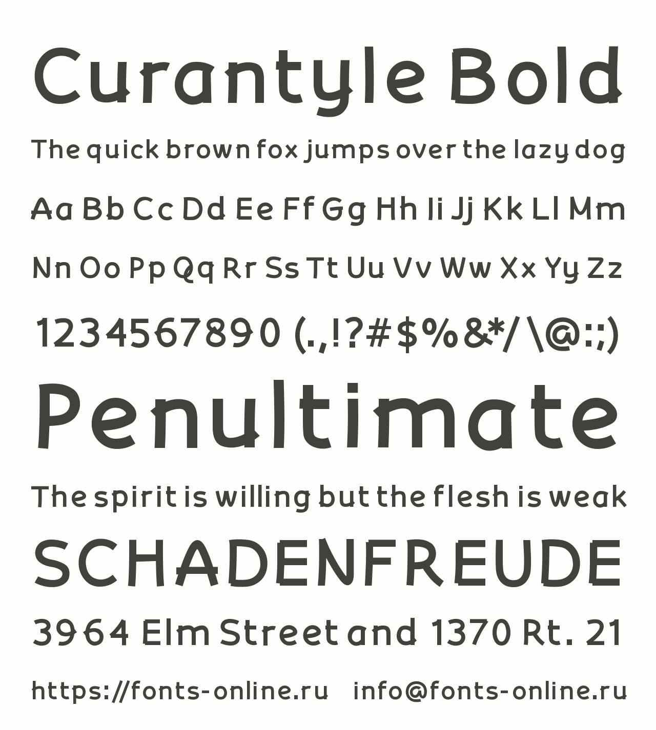 Curantyle Bold Free Font Download